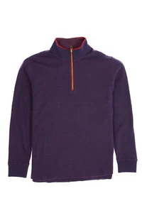 Robert Graham 'Alastor' Half Zip Sweatshirt 1/2 (Medium, Purple) $248 - Picture 1 of 3