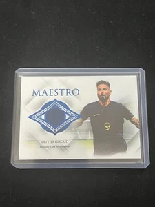 Olivier Giroud 2023 Futera Unique Maestro Memorabilia GU /10 Sapphire France - Picture 1 of 2