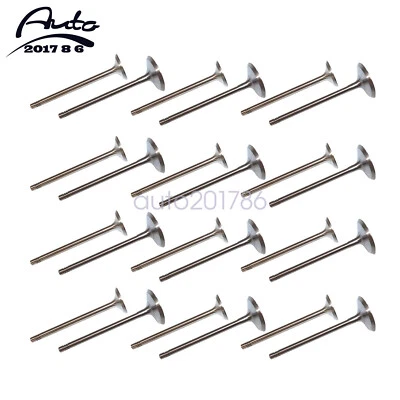 Kit de válvula de escape 12X entrada do motor e 12X compatível com Mercedes Benz C350 E350 R350 - Imagem 1 de 4