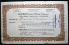 1930 Nevada Red Hill Florence Mining Stock Certificate