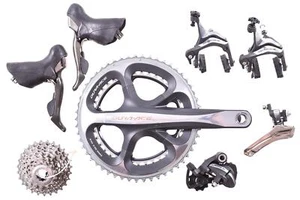 USED Shimano Dura-Ace 7900 2x10 speed Road Bike Groupset Mechanical 172.5 53/39t - Picture 1 of 14