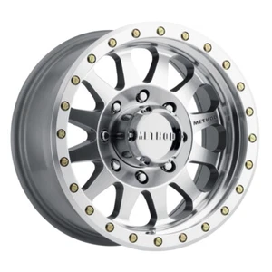 Method MR304 Double Std 17x8.5 0mm Offset 8x170 130.81mm CB Machined/Clear Coat  - Picture 1 of 3