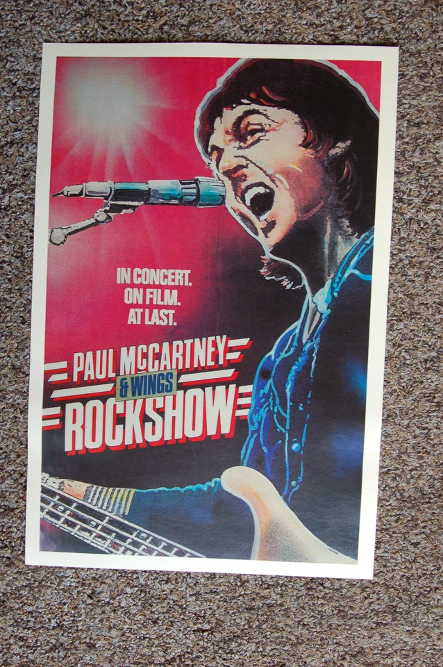 Paul McCartney Rockshow Poster 1980 - image 1 of 1