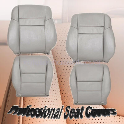 Cubierta de asiento de conductor y pasajero de cuero gris nueva de 4 puertas para Honda Accord 2003-2007 Foto 1 de 4