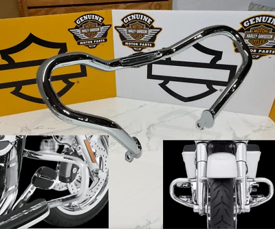🔥OEM 15-25 Harley Touring Street Glide Barra de choque de protector de motor cortada🔥 Foto 1 de 4