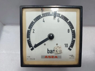 Asea 0-10 Bar Meter 1mA Camille Bauer - Image 1 of 4