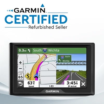 Garmin Drive 52 GPS 5 Inch Navigator US/Canada Maps Renewed Voice Alerts - Image 1 of 4