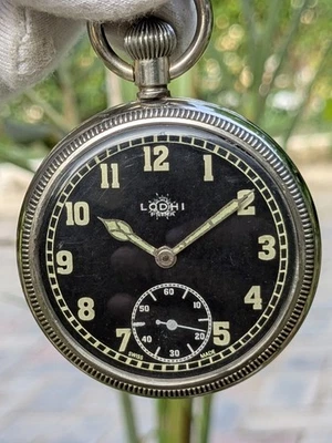 Lodhi-Leonidas Military Pocket Watch GS MK-2 during 1940s - Image 1 of 4