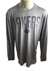 Los Angeles Lakers Gr. XL Basketball NBA Ultra Game grau Langarm T-Shirt Neu mit Etikett - Bild 1 von 9