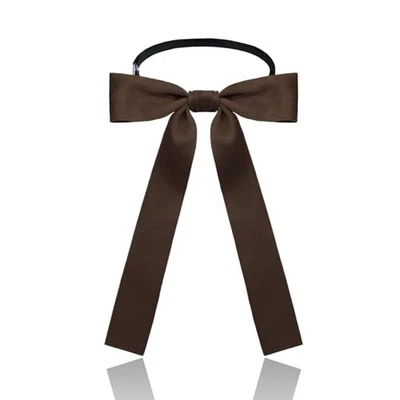 Западный галстук-бабочка для мужчин женщин, черный/красный полковник атласная лента струнных инструментов бант коричневый - Изображение 1 из 4