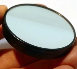 58mm OD Microscope Mirror vintage 2.25" wide concave - Picture 1 of 8