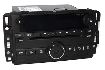 Chevy GMC 07-10 Truck Radio AM FM 6 Disc CD mp3 Aux Input US9 25799568 UNLOCKED - Image 1 of 4