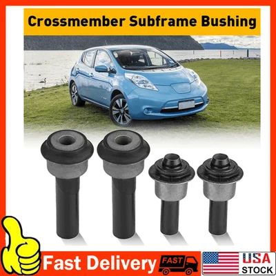 Subchasis delantero de 4 piezas para Nissan 2011-2017 kit de bujes de travesaño Juke Leaf Foto 1 de 4