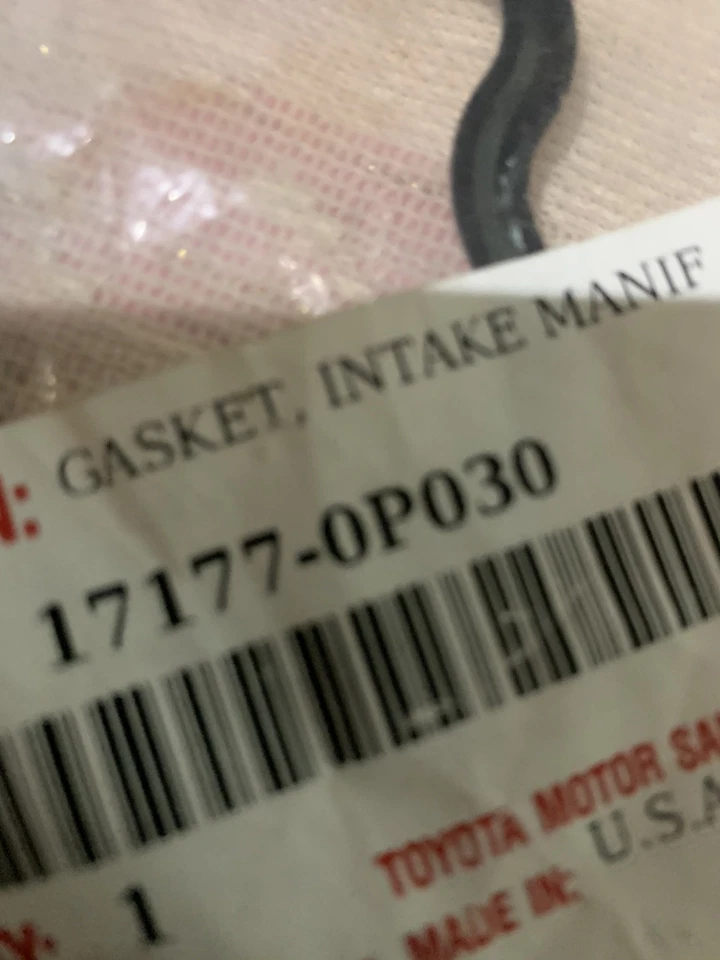 Juntas de colector de admisión de fábrica Toyota OEM 17177-0P030 varios modelos Foto 1 de 1