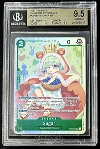 BGS 9.5 One Piece OP04-024 SR Sugar - English - Kingdoms of Intrigue - Graded - Picture 1 of 2