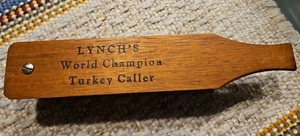 Vtg Lynch's World Champion Turkey Box Call Model 102  Excellent 1958 - Picture 1 of 6