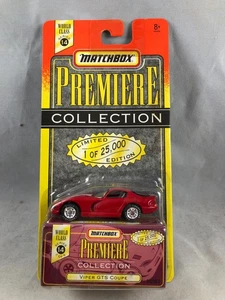 Matchbox Premiere Collection Series 14 Viper GTS Coupe Red - Picture 1 of 1
