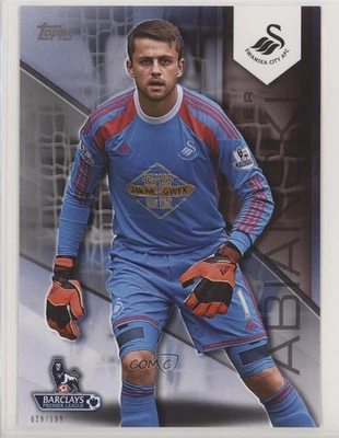 2015 Topps Premier Gold 2014 5x7 /199 Lukasz Fabianski #123 - Image 1 of 2