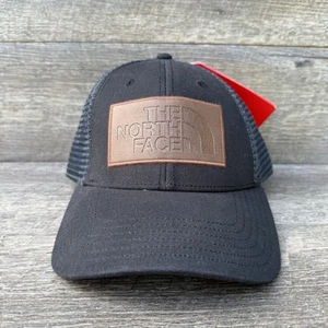 North Face Hat Cap SnapBack TNF Mudder Deuce Trucker Mesh Black Gorpcore - Picture 1 of 7