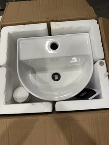 Davivi White Wall Mount Vessel Sink NIB DS-0927 - Picture 1 of 11