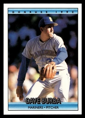 1992 Donruss Dave Burba #566 Seattle Mariners - Image 1 of 2