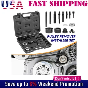 Power Steering Pump Pulley Puller Remover Alternator Installer Tool for GM Ford^ - Picture 1 of 11