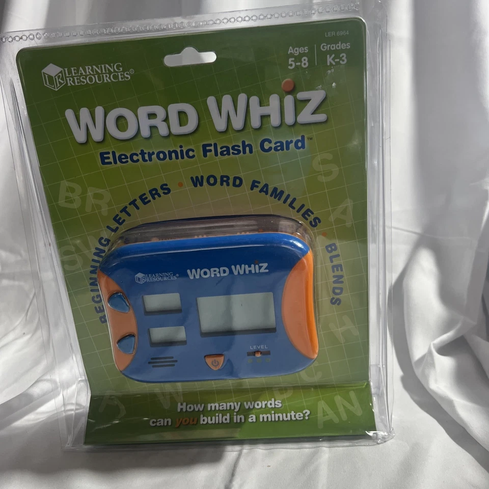Learning Resources LER6964 Word Whiz Electronic Flash Card