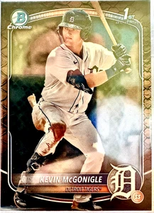 2025 Bowman Chrome 1st Prospects Kevin McGonigle #BCP-79 Reptilian Refractor - Bild 1 von 1