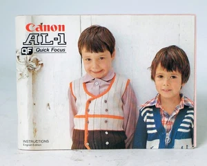 Canon AL-1 QF Quick Focus Camera Instruction Manual 35mm SLR Film Camera - Picture 1 of 1