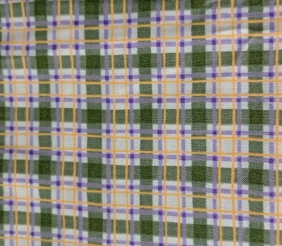 'Cultivate Kindness' by Deb Strain for Moda Green Plaid Fabric 1 yard 42" - Image 1 of 4