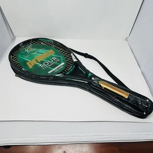 Prince Synergy Tour Longbody 110 Oversize Graphite Titanium 4 1/4 mit Tasche Neu - Bild 1 von 6