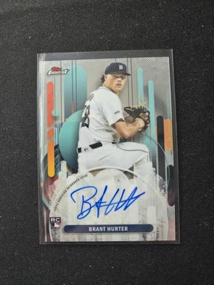 2025 Topps Finest Baseball Brant Hurter RC Auto #FA-BH - Image 1 of 2