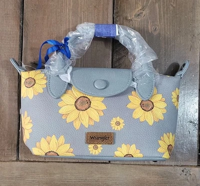 Mini Bandolera Wrangler Estampado Girasol, Denim Foto 1 de 4