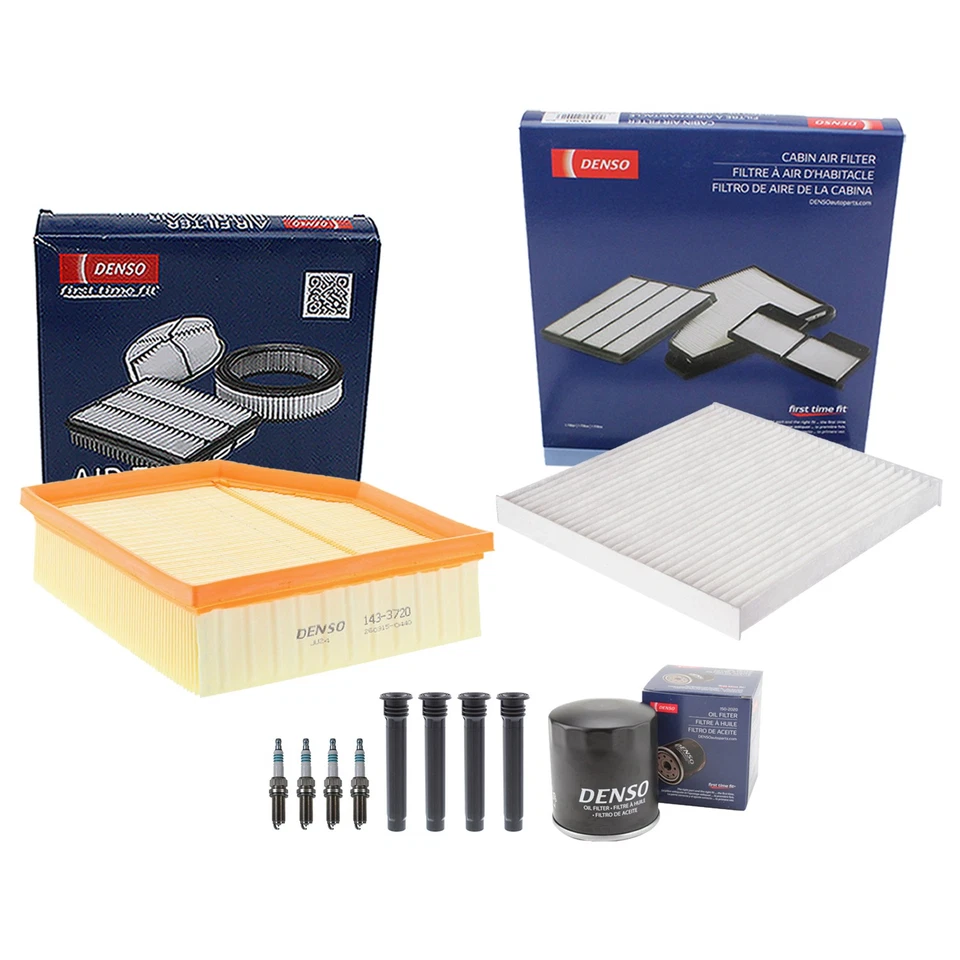 Kit de afinación Denso 4 bujías y botas Kit para Dodge Dart 2.0L L4 Vin A ECK Foto 1 de 2