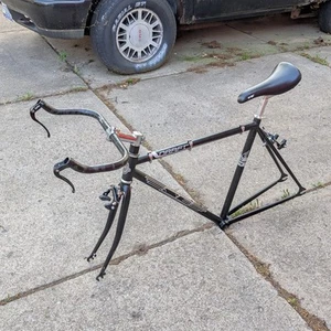 21" SE Draft 700C Fixie Single Speed Steel Bike Frame Fork Handlebar Set - Picture 1 of 23