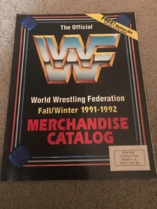 1991 Catálogo WWF Sombrero Camisa Silla Giratoria Hulk Hogan The Ultimate Warrior Rockers - Imagen 1 de 7