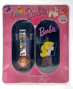 Vintage años 90 Barbie reloj de pulsera / reloj con estuche / Hyde Park Industries - Imagen 1 de 1