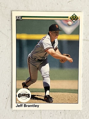 1990 Upper Deck Baseball Card #358 Jeff Brantley San Francisco Giants - Image 1 of 2