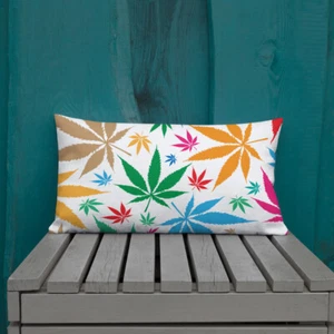 Weed Pillow Stoner Gift | Dopest Pillow, Marijuana Leaf Print, Marijuana Pillow - Picture 1 of 25