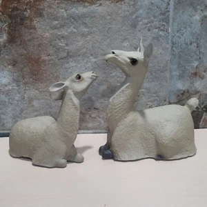Paar Lamas Alpakas Figur Anthony Freeman McFarlin California Keramik - Bild 1 von 11