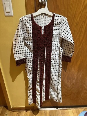 Vestido Kuffiya palestino para niñas talla 7/8. Nuevo nunca usado Foto 1 de 4