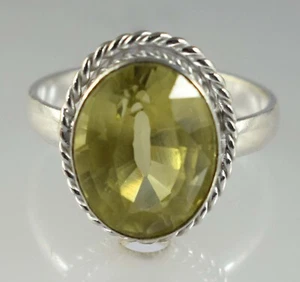 Ceylon Yellow Sapphire 15.35 Ct Natural Oval Gemstone Certified Ring See Video - Picture 1 of 7
