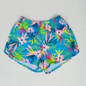Wonder Nation Tropical Print Running Shorts-Large 10/12-Hawaiian-Neon-Active - Picture 1 of 4
