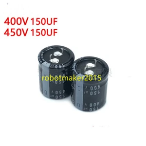 Aluminium Elektrolytkondensator 150uF 150 UF 400V 450V 25 * 30 22 * 40 Brandneu - Bild 1 von 3