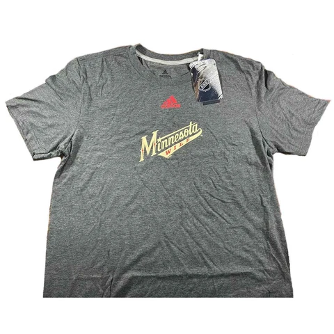 Minnesota Wild NHL Adidas Men's Climalite T-Shirt Small Cover