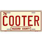 Cooter Metal Novelty License Plate Tag Lp-8712
