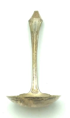 ¡Vintage! Cucharón pequeño Sheffield England A1 plateado para sopa/gravy Foto 1 de 3