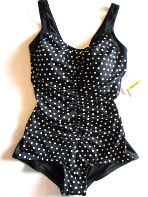 Traje de baño GABAR resistente al cloro pierna niña Maillot UPF talla grande 22W Foto 1 de 4