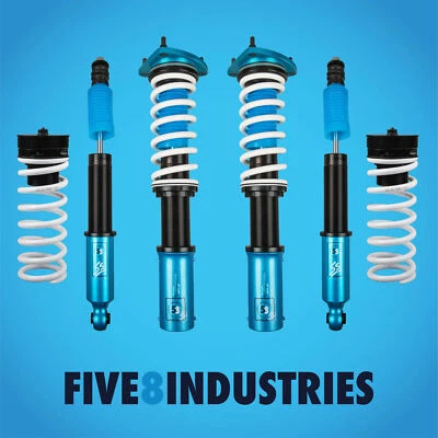 FIVE8 INDUSTRIES FULL COILOVERS HEIGHT ADJUSTABLE FOR SCION XB 2004-2006 Foto 1 de 4