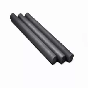 5 schwarze Kohlenstoffstangen 99,99 % Graphitelektroden-Zylinderstangen - Bild 1 von 5